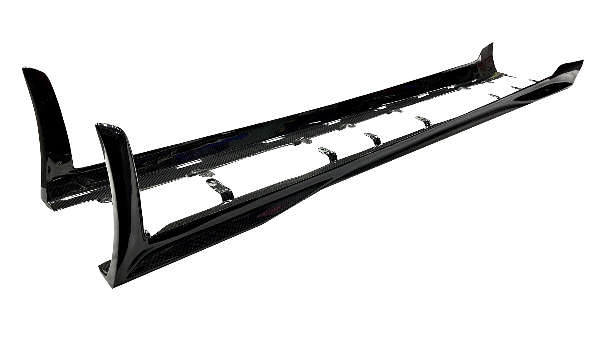 For BMW M2 G87 Dry Carbon Fiber Side Skirt Extensions – TK Style