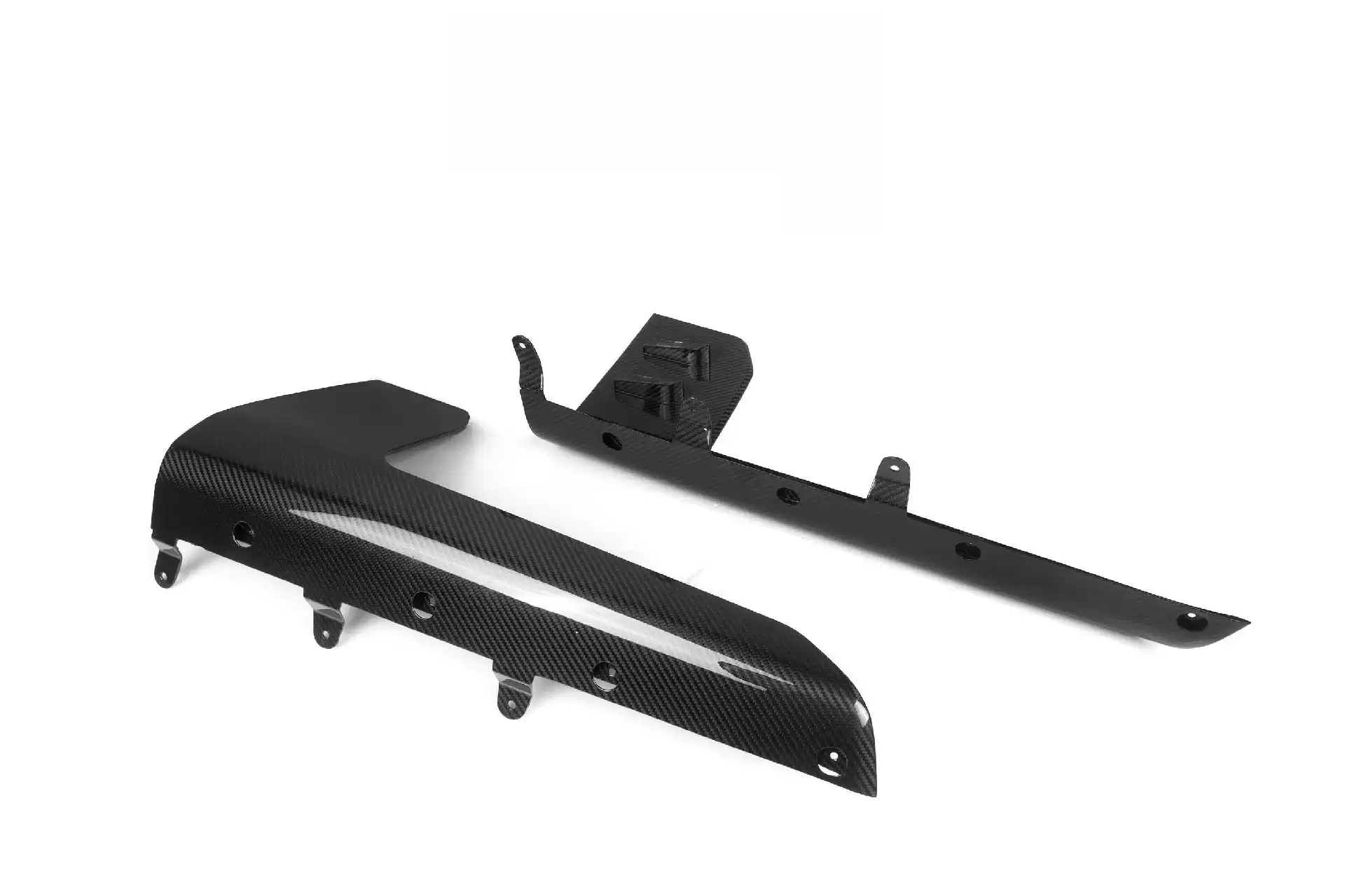 For BMW M2 G87 Dry Carbon Fiber Side Skirt Extensions – MP Style