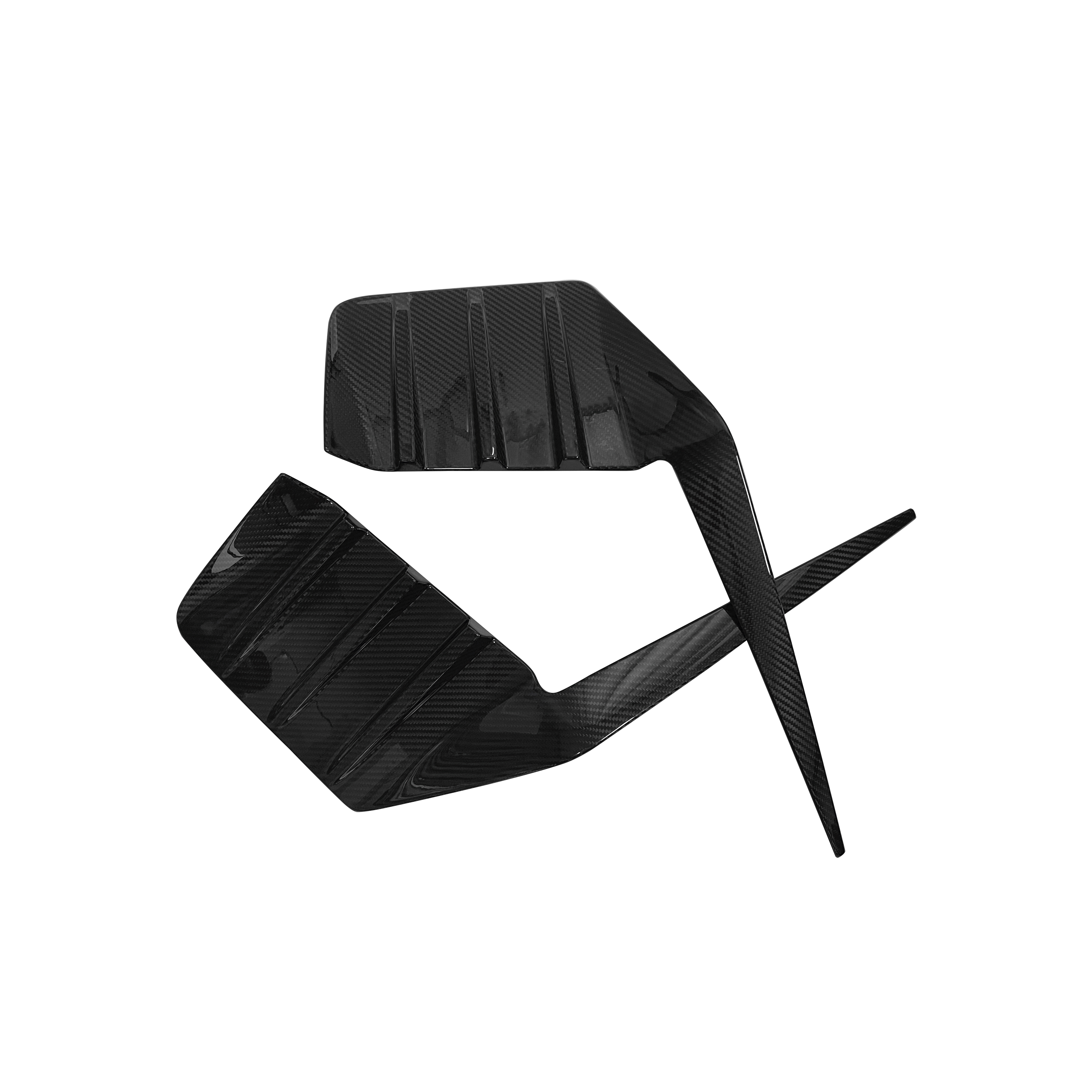 For BMW M2 G87 Dry Carbon Fiber Rear Bumper Vent Trim – MP Style