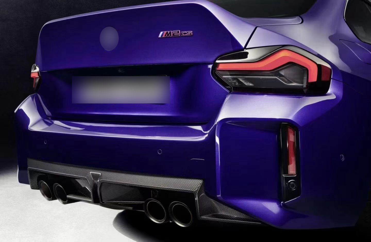 For BMW M2 G87 Dry Carbon Fiber Rear Diffuser – CS Style