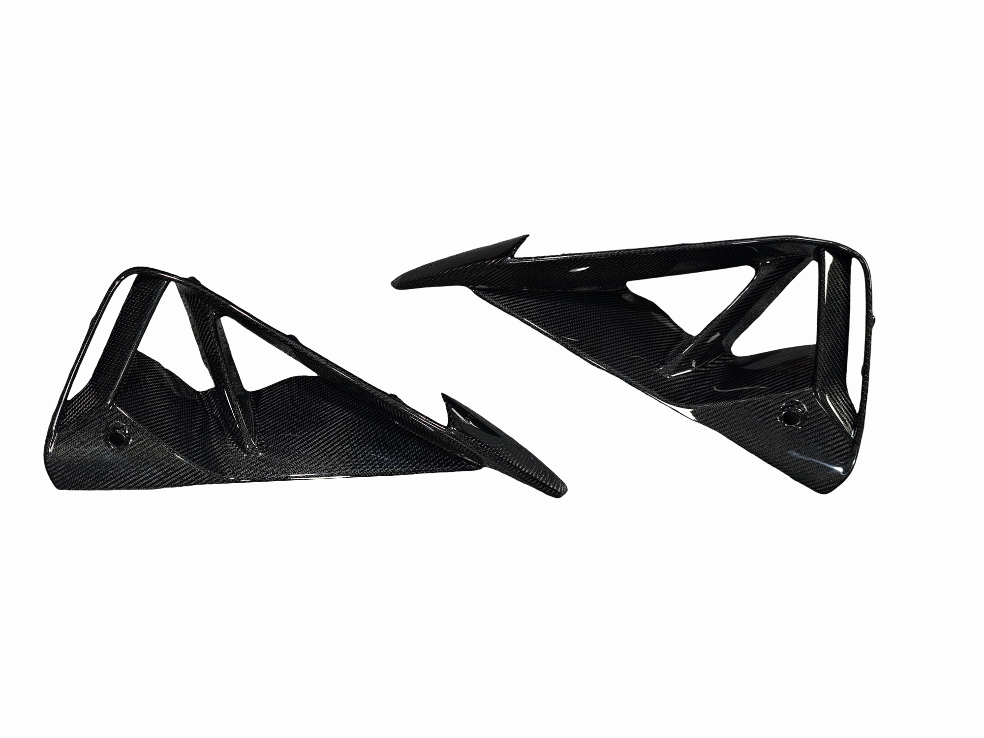 For BMW 2 Series G42 Dry Carbon Fiber Front Bumper Vent Trim