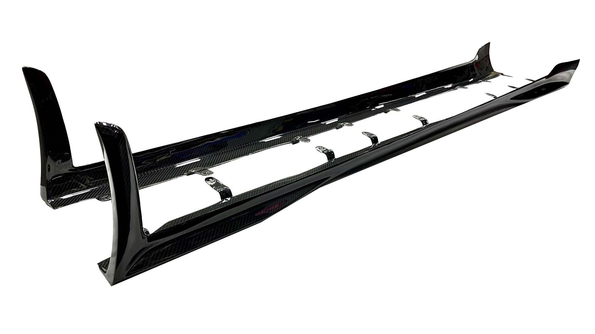 For BMW M2 G87 Dry Carbon Fiber Side Skirt Extensions – TK Style