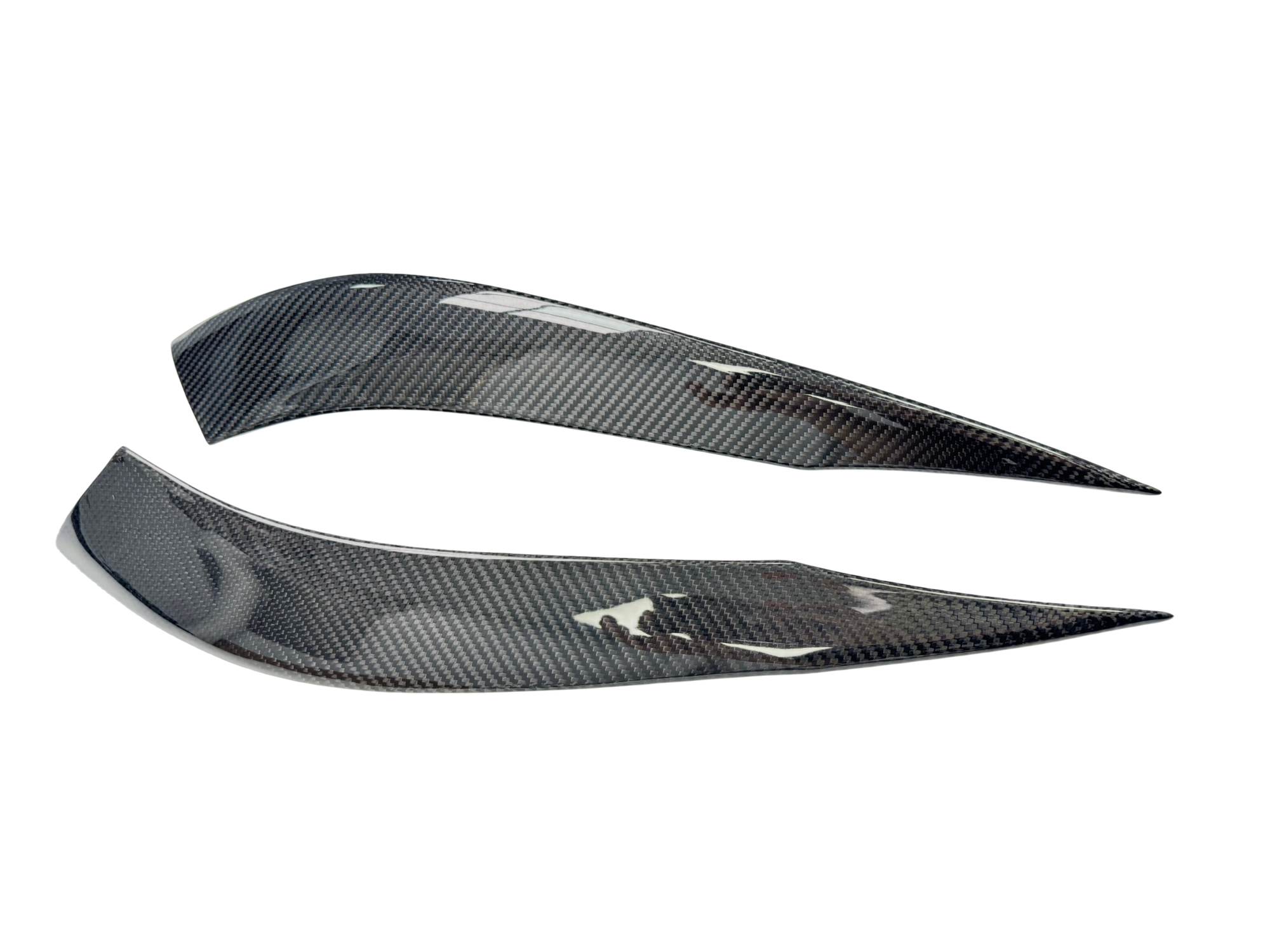 For BMW M2 G87 Dry Carbon Fiber Headlight Eyebrow Trim
