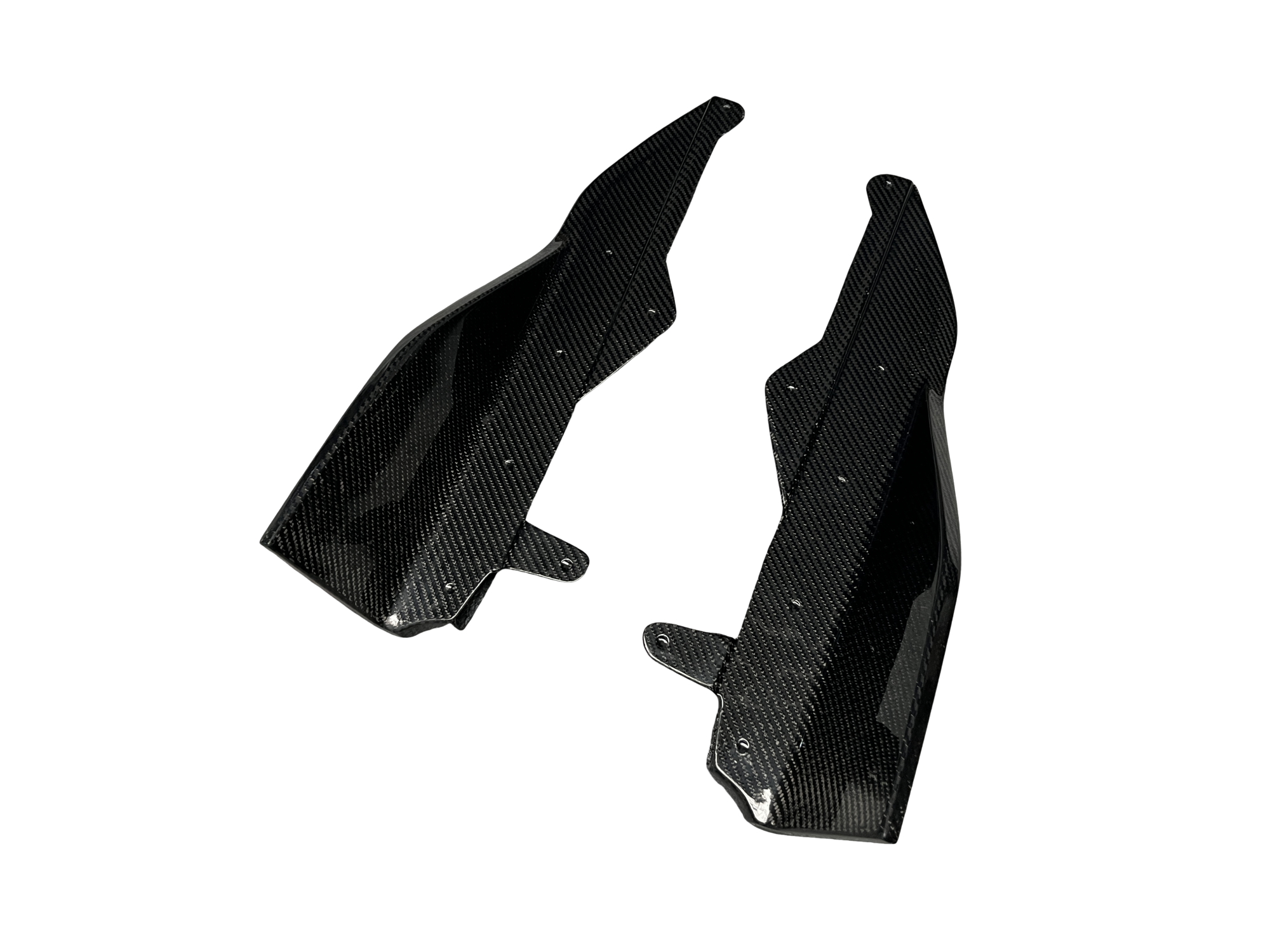 For BMW 2 Series G42 Dry Carbon Fiber Side Skirt Extensions – MP Style