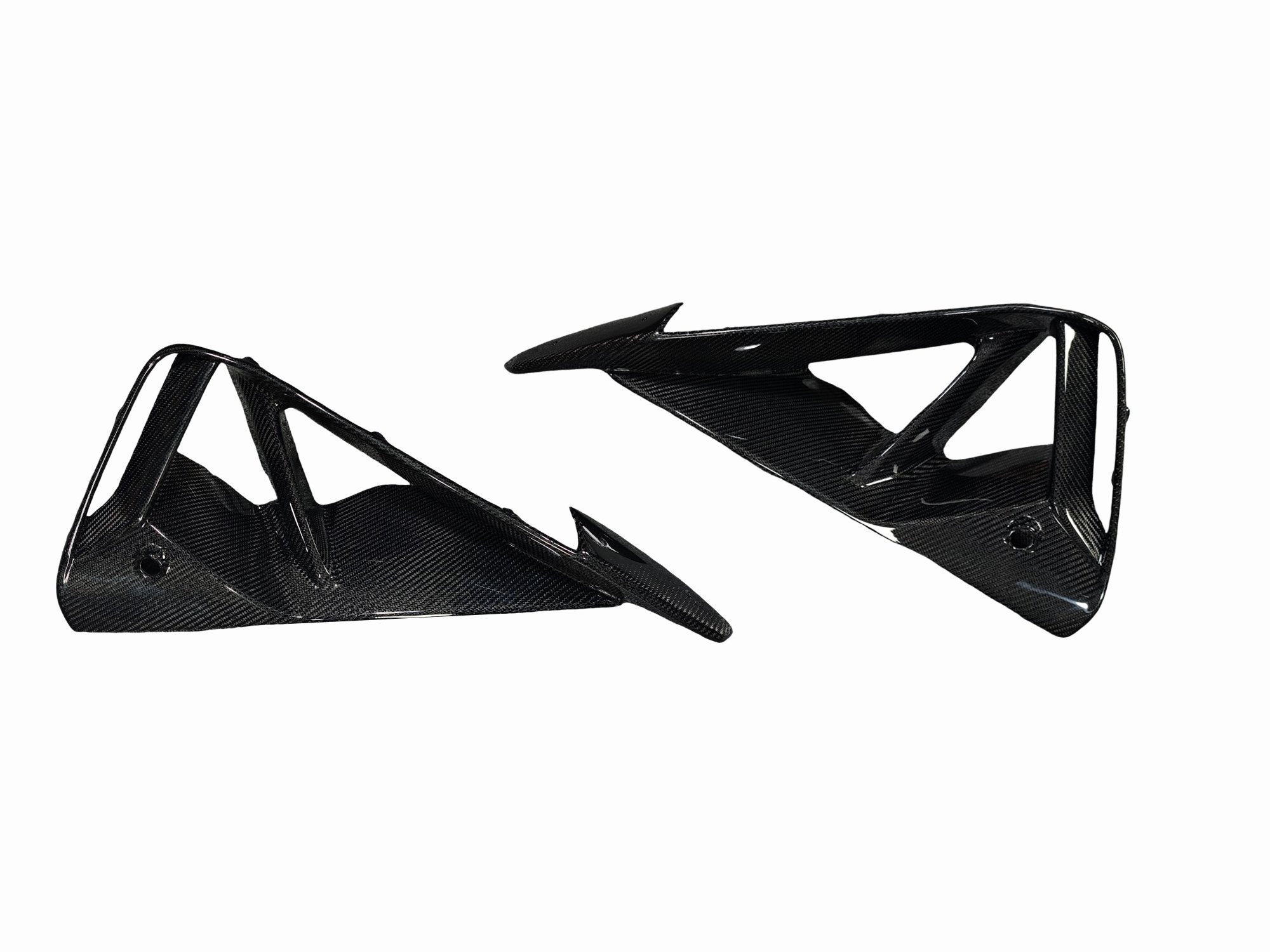 For BMW 2 Series G42 Dry Carbon Fiber Front Bumper Vent Trim