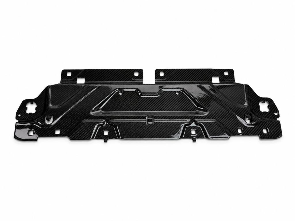 For BMW G42 M240i B58 Dry Carbon Fiber Radiator Shroud Cover